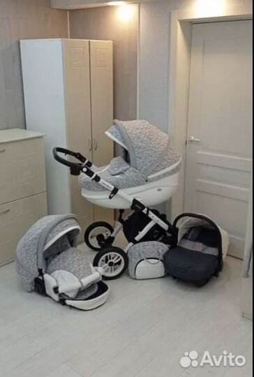 Коляска verdi Faster Lux 3в1 Экокожа+текстиль