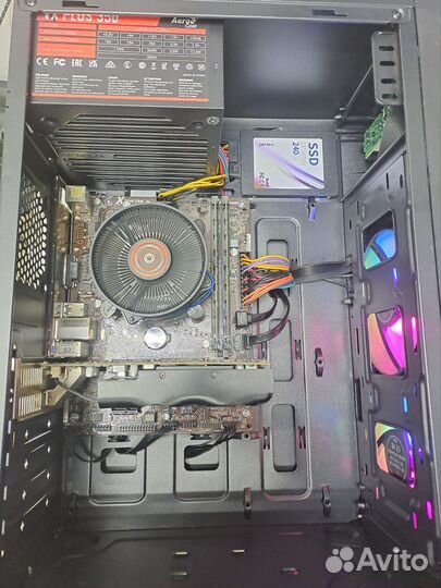 Игровой Компьютер i7 4770 16Gb GTX 1050ti SSD+HDD