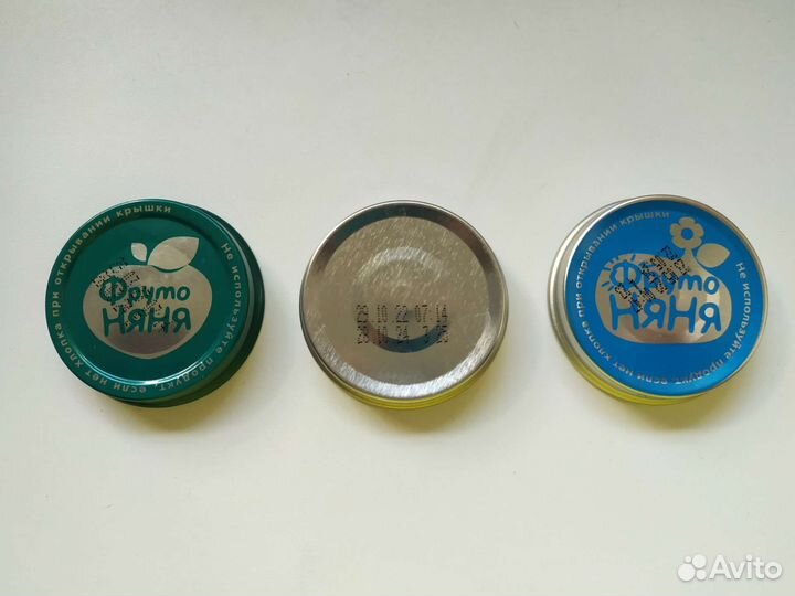 Баночки детского питания на 80 и на 100 граммов