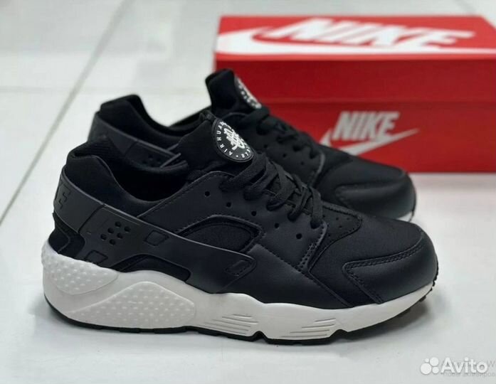 Кроссовки Nike Air Huarache (Black & White)