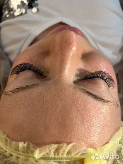 Наращивание ресниц (выезд на дом)