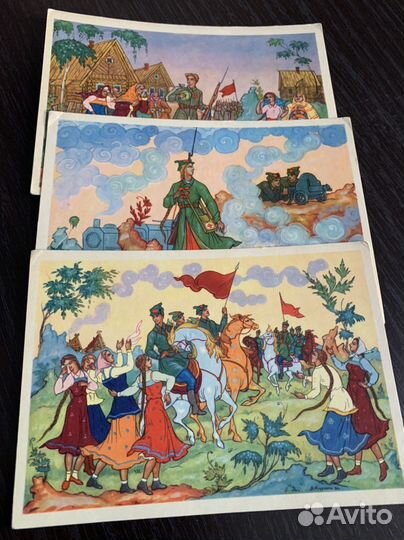 Открытки с песнями СССР