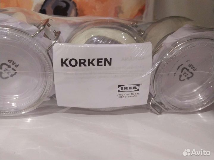 Korken IKEA 13 cl баночки с крышкой
