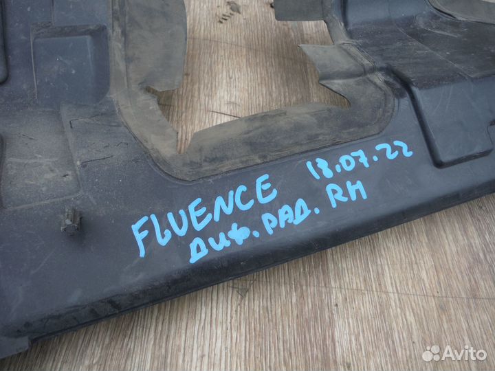 Дефлектор радиатора правый Renault Fluence 2013