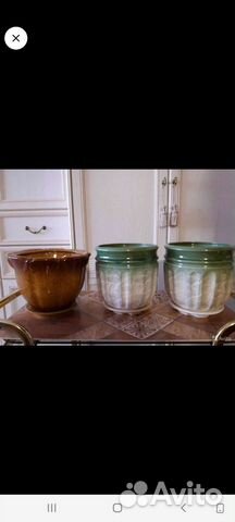 Керамические горшки для цветов