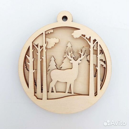 Новогодний шар - раскраска антистресс