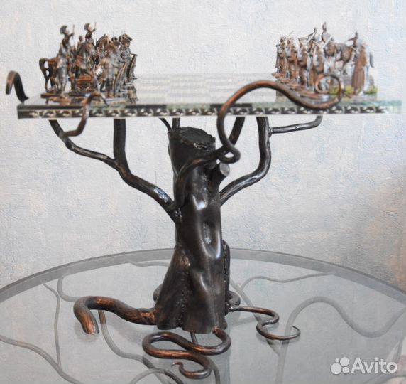 Оригинальные шахматы, ручная работа. Сувенир