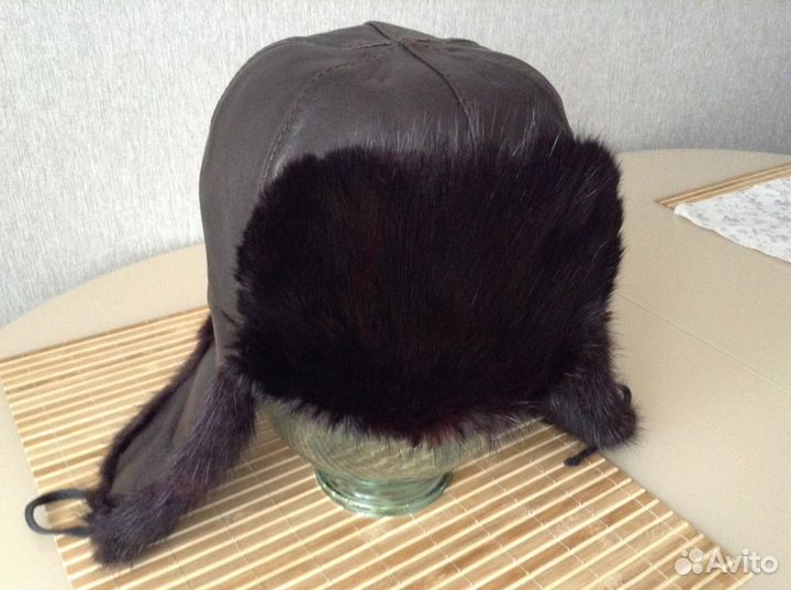Шапка-ушанка натуральная