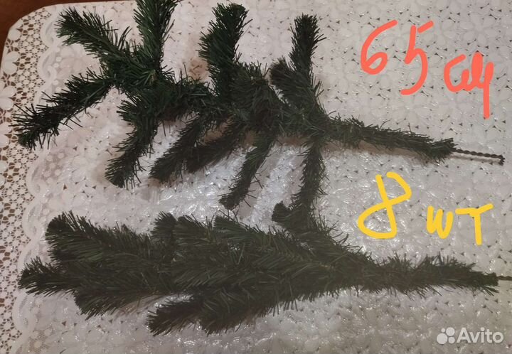 Декоративные ветки новогодние