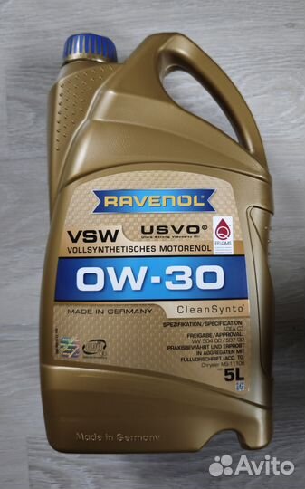 Масло моторное Ravenol VSF 0w30