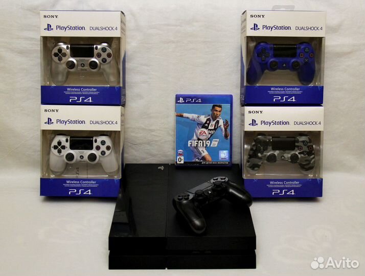 Sony Playstation 4 Fat 500gb + игры