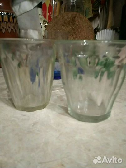 Посуда цветное стекло из СССР