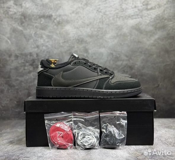 Nike Air Jordan 1 Low Travis Scott Black Phantom