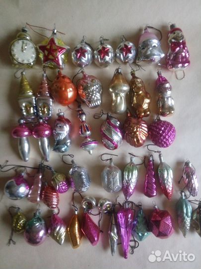 Елочные игрушки СССР