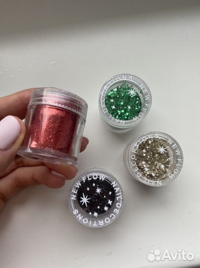 Пайетки для маникюра декор блестки