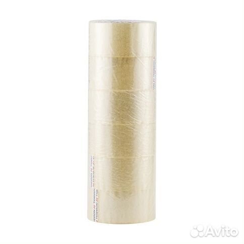 Клейкая лента скотч 48мм 66м 40мкм прозрачный