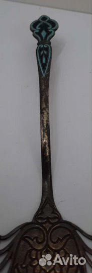 Лопатка для торта Эмаль 875 проба СССР