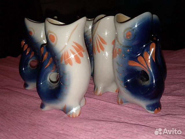 6 рюмок рыбок лфз