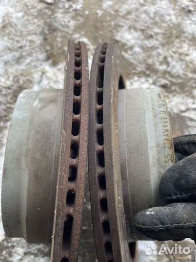 Диск тормозной задний range rover l322