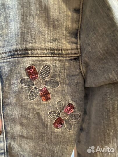 Джинсовая куртка для девочки