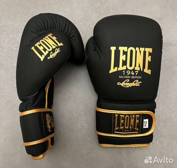 Боксерские перчатки кожаные Leon