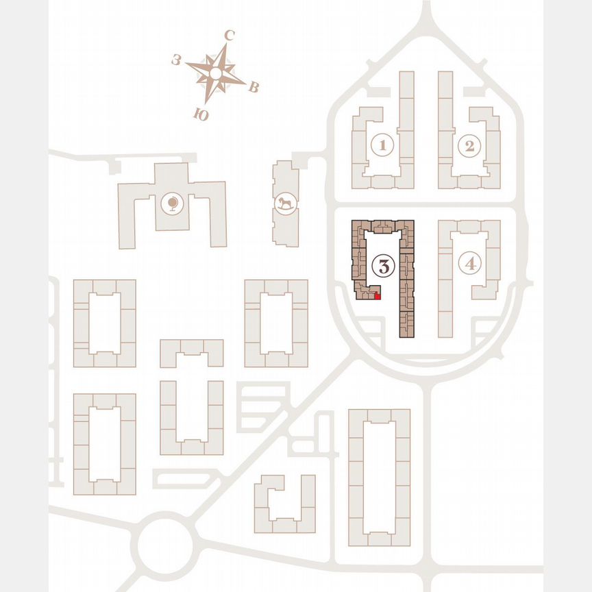 1-к. квартира, 40,1 м², 2/4 эт.