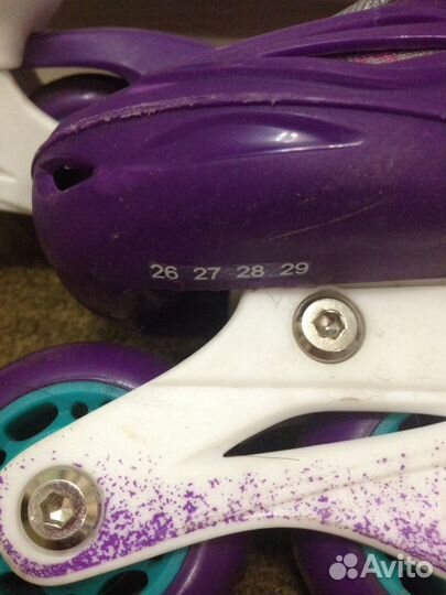 Коньки роликовые с 26-29