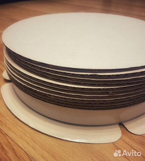 Круглые формы картон 25 см