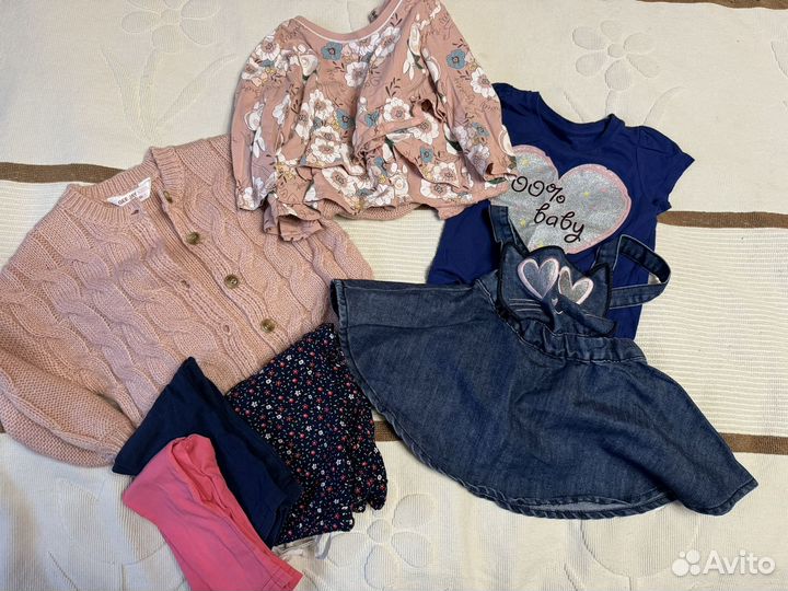 Пакет вещей на девочку 86