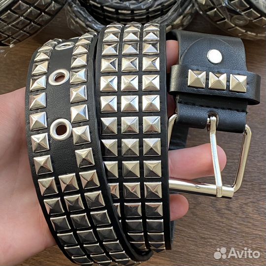 Ремень y2k с заклёпками