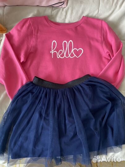 Вещи пакетом на девочку 122-128