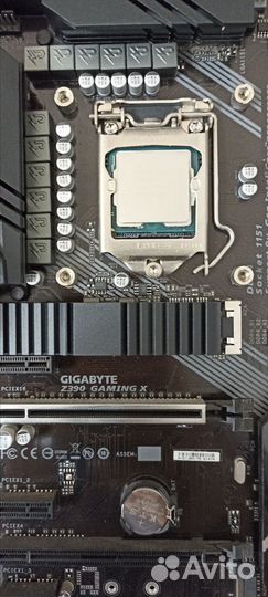 Материнская плата gigabyte Z390 gaming X