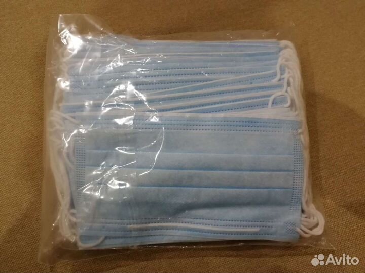 Новые маски 50 шт