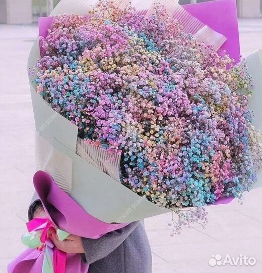 Букеты и композиции из гипсофилы