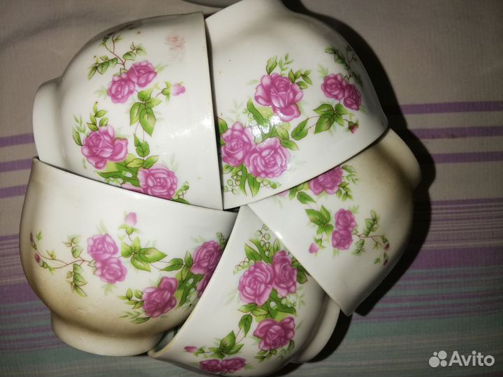 Сервиз чай-кофе,молочники,соусницы