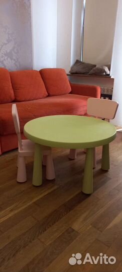 Стол и стулья IKEA маммут