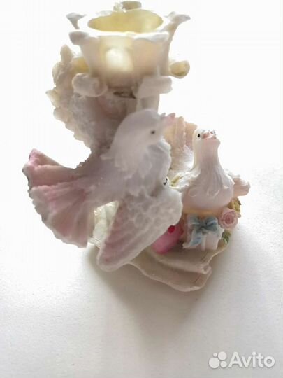 Подсвечник голубки