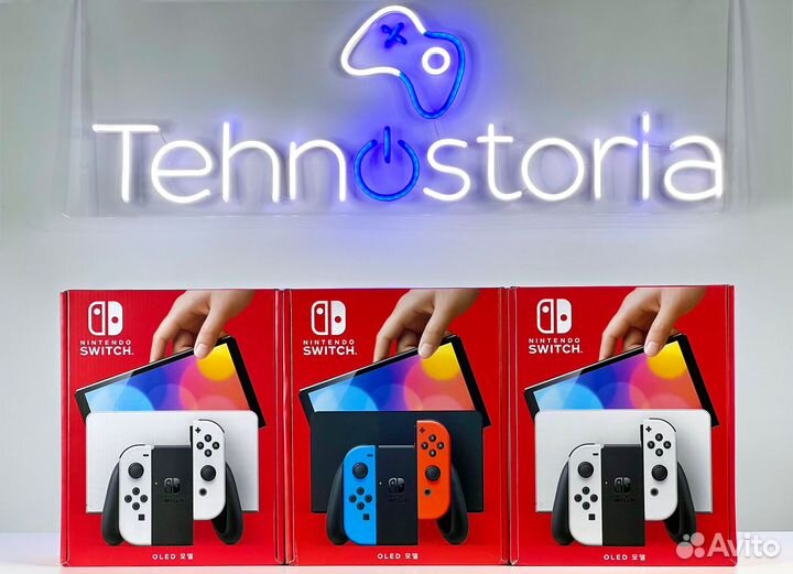 Nintendo Switch Oled 64 Gb Neon / White / Splatoon