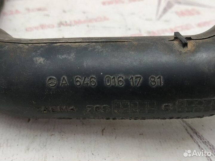 Патрубок охлаждения Mercedes E-Class W211 OM646