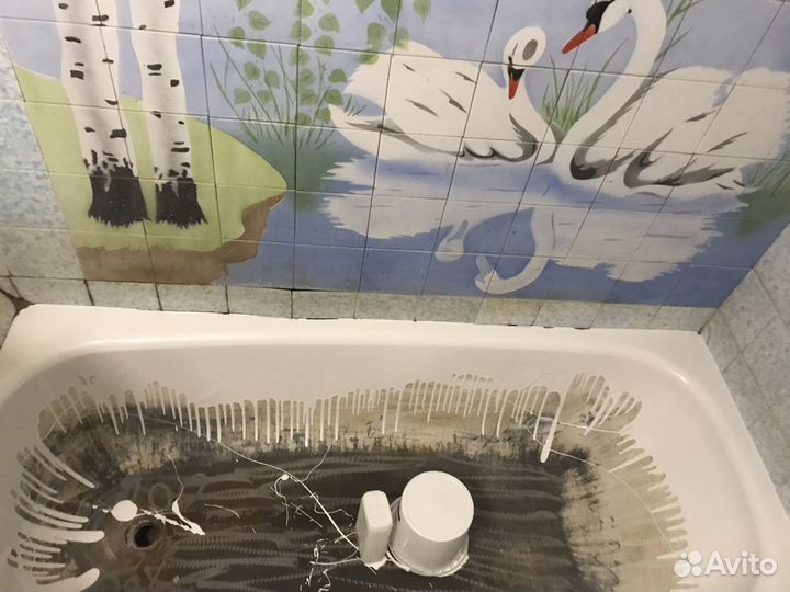 Эмалировка и реставрация покрытия ванны акрилом