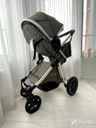 Коляска 3 в 1 новая (хаки)