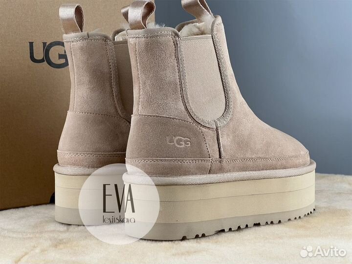 Женские угги на платформе Ugg Neumel Chelsea Sand