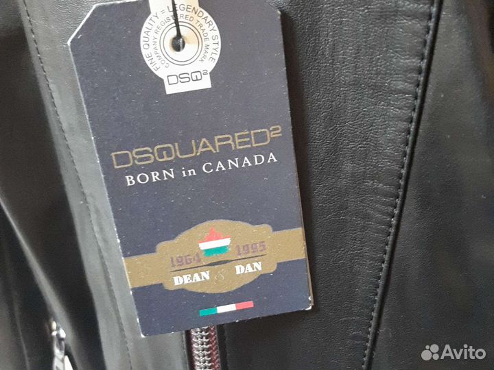 Кожаная куртка мужская новая 48 размер