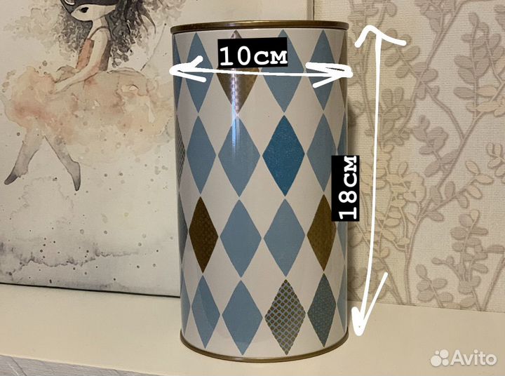 Банка Maileg Ромбы постер mrs Mighetto