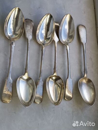 Царское Столовое серебро 84 аробы