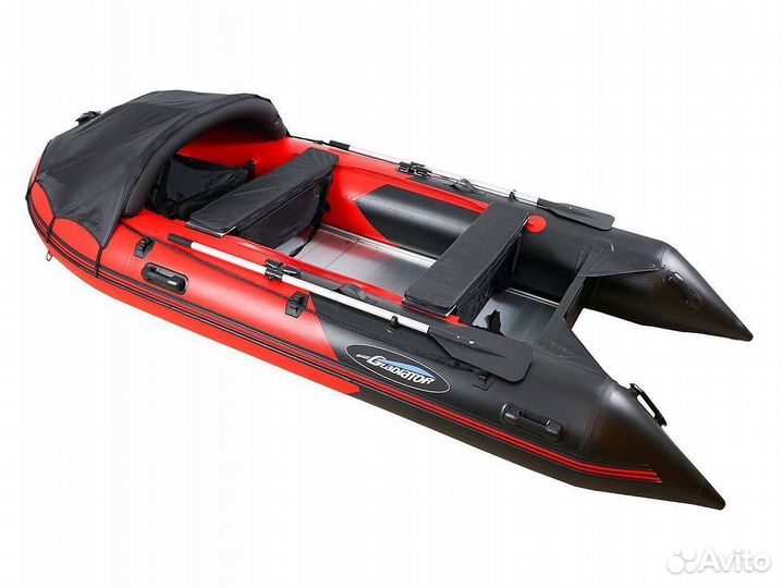 Надувная лодка пвх gladiator C420AL С алюм.полом