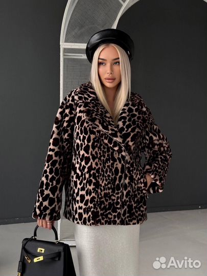Леопардовая шуба