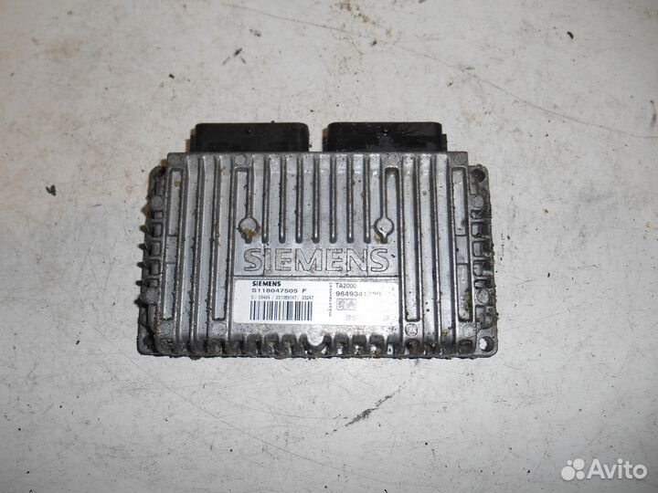 Эбу мозг АКПП S118047505F 9649341380 Peugeot 307
