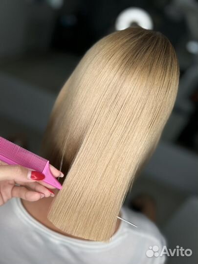 Кератиновое выпрямление ботокс волос