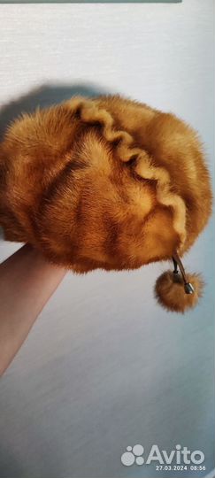 Берет норковый